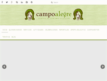 Tablet Screenshot of campoalegre.es